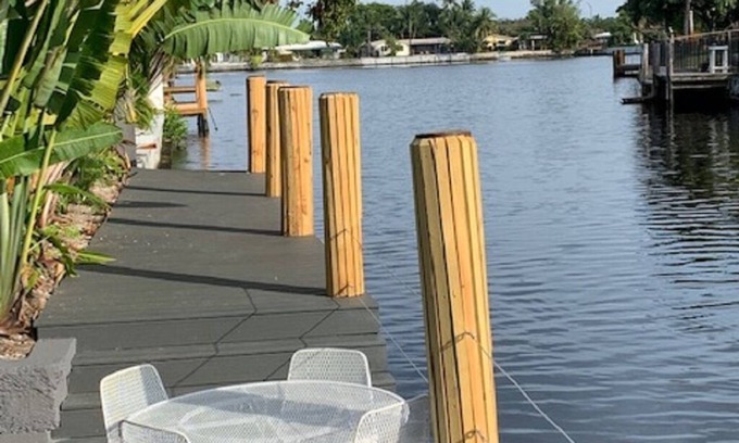 North Corals House | Waterfront Heated Pool Home Near Beach