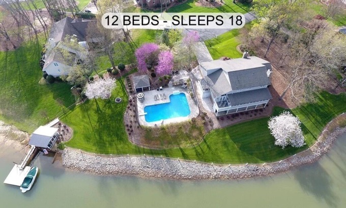 Westport House | Waterfront Home - Large Pool, Boat Dock + Screened Boat House & Pool Cabana