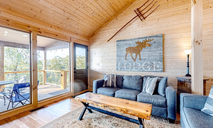 Dandridge House | Waterfront home on Douglas Lake w/free attraction tickets, 2 decks, & rec room