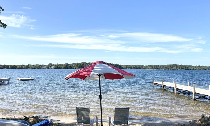 Harwich House | Waterfront lake house private beach dock