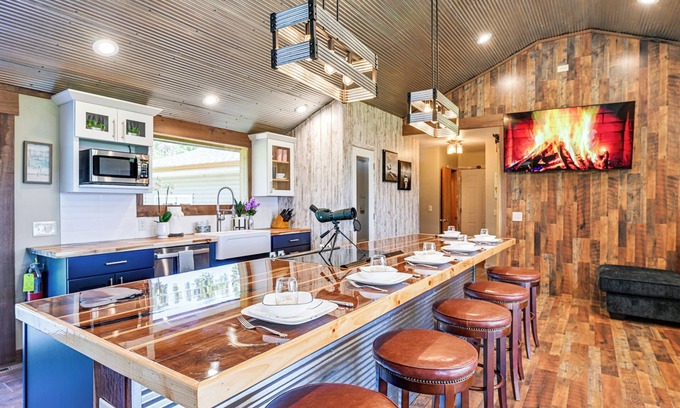 Nekoosa House | Waterfront Nekoosa Home w/Dock, Views & More!