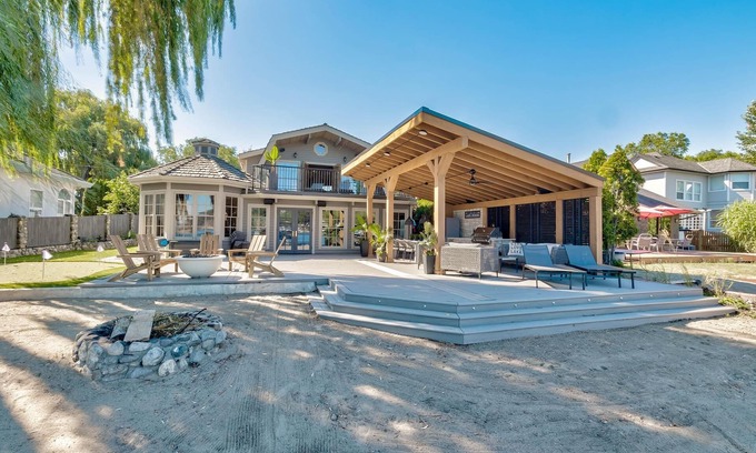 Central Okanagan House | Waterfront Oasis w/ Private Beach