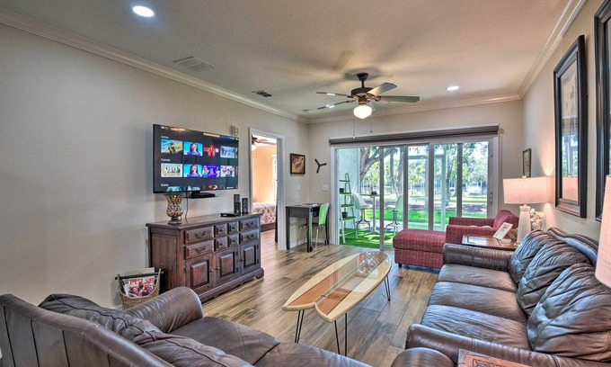 Palm Coast Condo | Waterfront Palm Coast Condo w/Boat Dock & Pool!