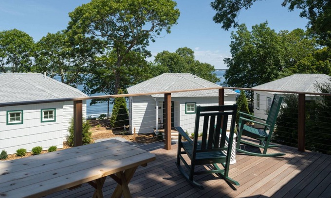 Shelter Island Heights House | Waterfront Retreat with Heated Pool, Spa & Seasonal Water Sports