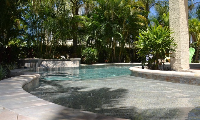 Holmes Beach House | Weekly Discounts! Exceptional Rating-A Pearl of a Beach Home- private pool & spa