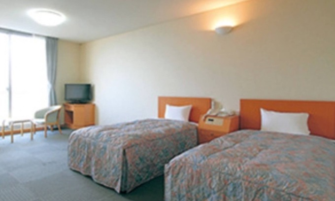 Shimonoseki Hotel | Westernstyle twin room with bath and toilet 1/Shimonoseki Yamaguchi