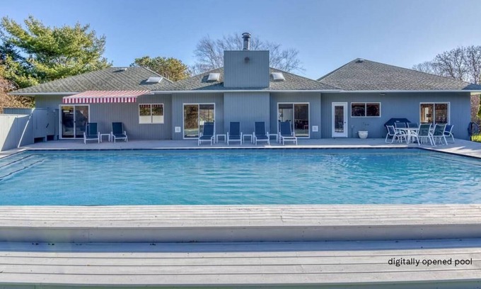 Westhampton House | Westhampton paradise with heated pool -perfect summer rental
