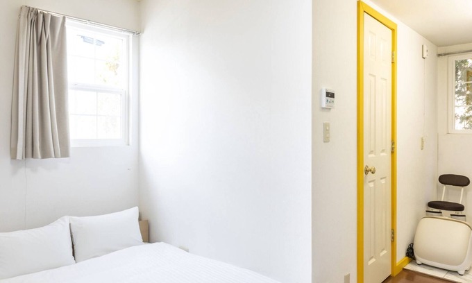 Fujikawaguchiko Apartment | With foot massager Twin room double bed x 2 u/Minamitsuru-gun Yamanashi