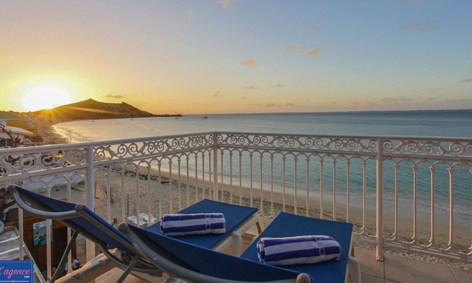 Grand Case Apartment | Wonderful, brand new flat with a large terrace on the beachfront
