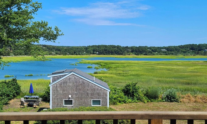 Wellfleet House | Wonderful Duck Creek 6BD-Water Views, Upper Deck, A/C, Game Room, Walk to Town, Pier & Mayo Beach
