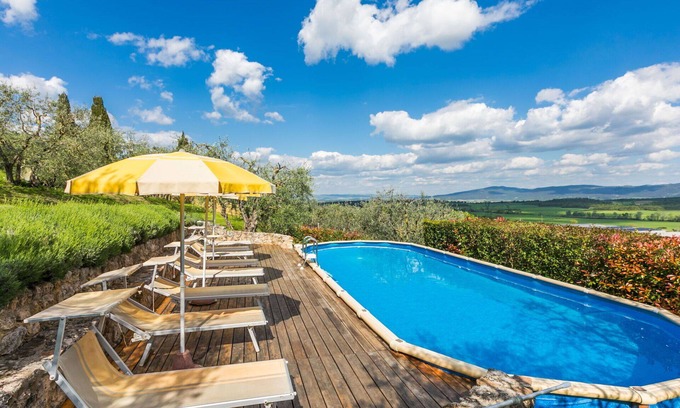 Lucciana House | Wonderful private villa for 8 people with WIFI, private pool, TV, terrace and pets allowed