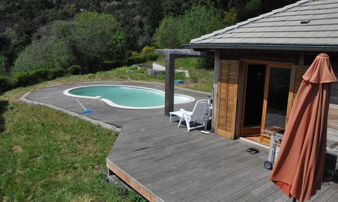 Santa-Maria-Poggio House | Wooden detached house with stunning views of the sea: ideal resort