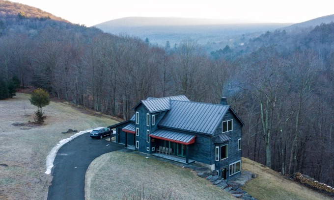 Bearsville House | Woodstock House on 35 private acres Mountain Views
