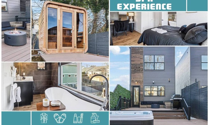 East Hill House | Work & Relax | Spa, Sauna, Hot Tub, Desk