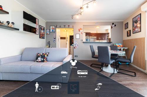 Chanteloup-en-Brie Apartment | World of Disneyland, 4 personnes, Wifi