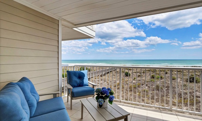 Shell Island Condo | Wrightsville Dunes G-2B - Second floor oceanfront condo