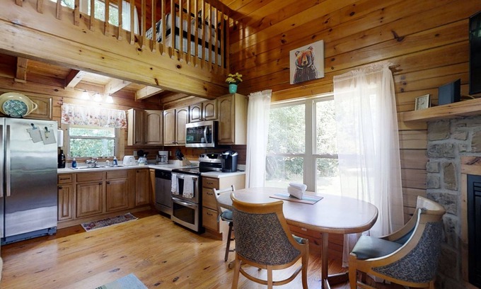 Newport Cabin | Yellow Cabin On The River 2 Bedroom Cabin by RedAwning