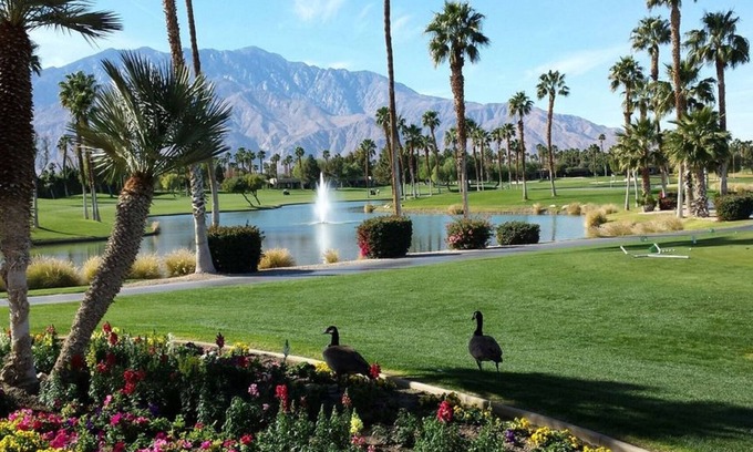 Palm Springs Condo | Zen Like-Luxury Desert Princess Palm Springs Condo with Great View