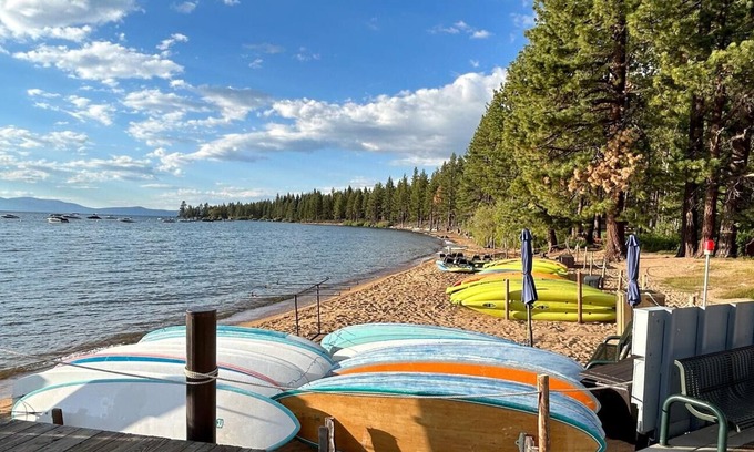 Zephyr Cove Cabin | Zephyr Cove Lake View, Pool Table, Hot Tub, BBQ, Deck, FP, Pets OK (NVH1423)