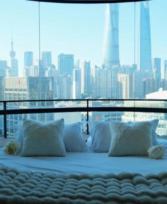 Huangpu Apartment | ZHome-Magnificent scenery of the Huangpu River-Near the Bund
