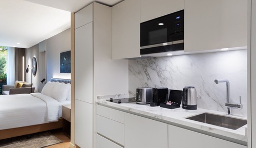 Deluxe Studio, 1 King Bed (Connection Room Option Available)