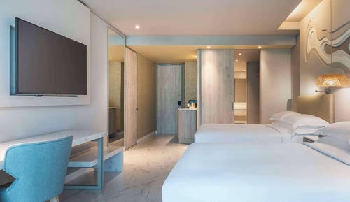 Room, 2 Double Beds, Ocean View