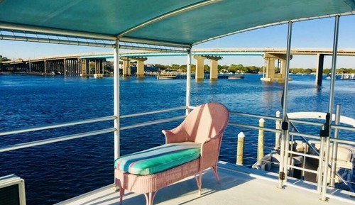 (Butterfly Goddess) Docked Houseboat 