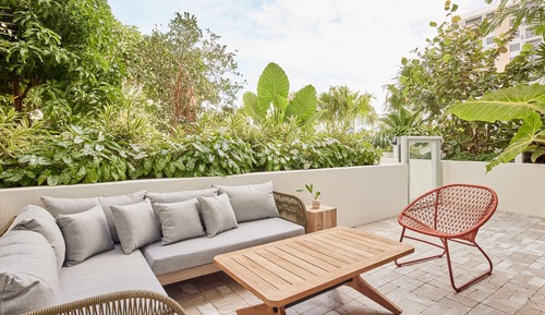 Suite, 1 King Bed with Sofa bed, Terrace