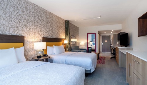 Studio, 2 Queen Beds, Accessible (Hearing)