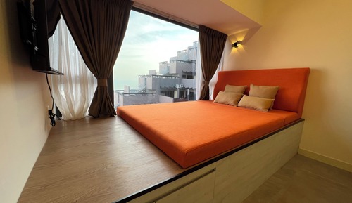 Premium Studio, 1 King Bed, Bathtub, Sea View