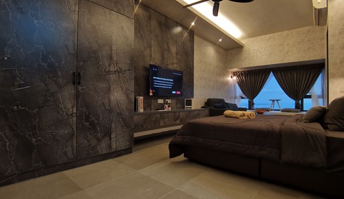 Premium Studio, 1 King Bed, Bathtub, Sea View