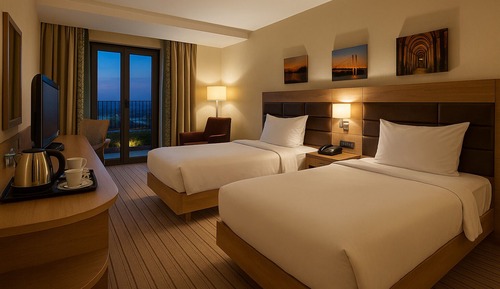 Twin Room, Terrace, Sea View
