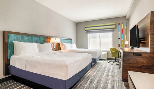Room, 2 Queen Beds, Refrigerator & Microwave
