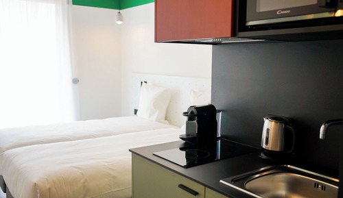 Comfort studio, 2 single beds