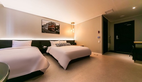 Room (Deluxe Room - 2BED (bidet / hotel-sty)