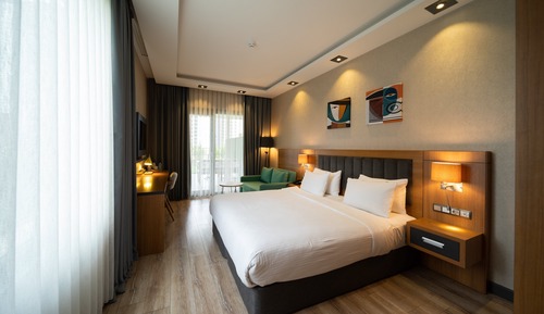 Standard Room, 1 King Bed with Sofa bed, Smoking, Balcony