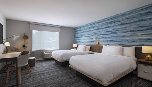 Studio, 2 Queen Beds (Mobility Accessible, Roll-In Shower)