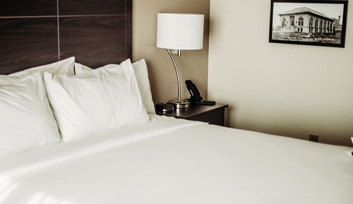 Suite, 1 King Bed with Sofa bed, Audible/Visual Alert, Non Smoking