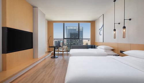 Executive Room, 2 Double Beds, City View