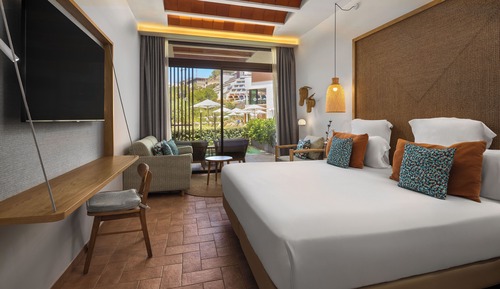 Club Room, 1 King Bed, Pool View