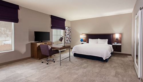 Studio, 1 King Bed, Refrigerator & Microwave (Wet bar)