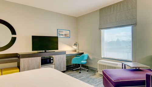 Room, 1 King Bed, Non Smoking, Refrigerator & Microwave