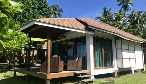 Beachfront Villa, Sea View