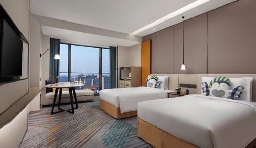 Standard Room, 2 Double Beds, Club Lounge Access