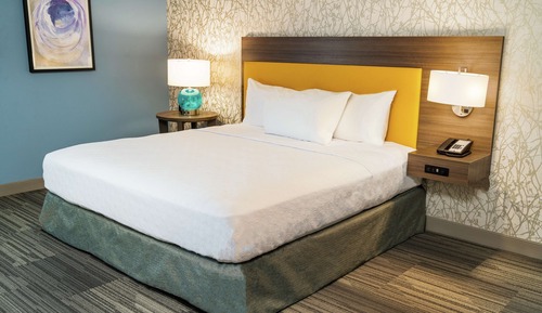 Suite, 1 King Bed, Accessible (Mob/Hearing, Roll-In Shower)