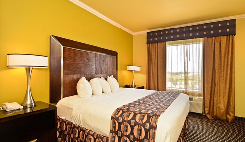 Standard Room, 1 King Bed, Non Smoking, Refrigerator & Microwave
