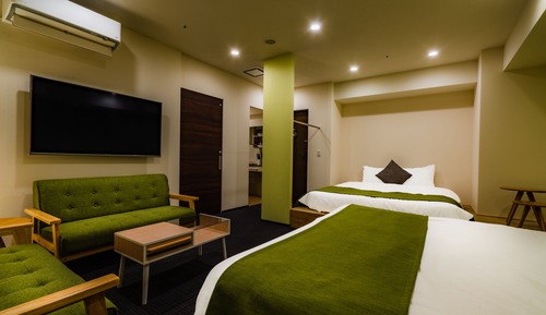City Studio Suite, 2 Queen Beds, Non Smoking, Kitchen
