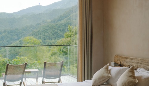 Classic Double Room, Patio, Mountain View