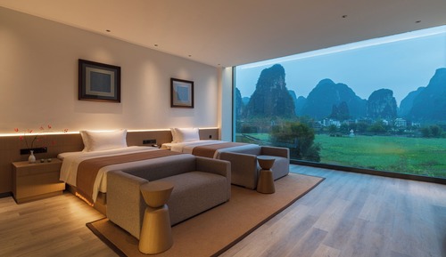 Twin Room, Non Smoking, Hill View