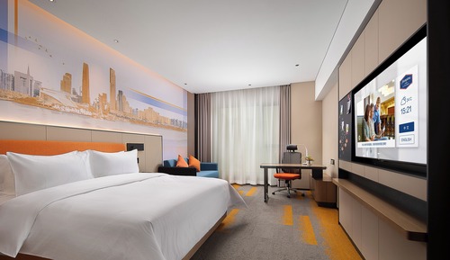 Business Single Room, 1 King Bed, City View